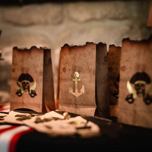 4 Geschenktütchen Pirat